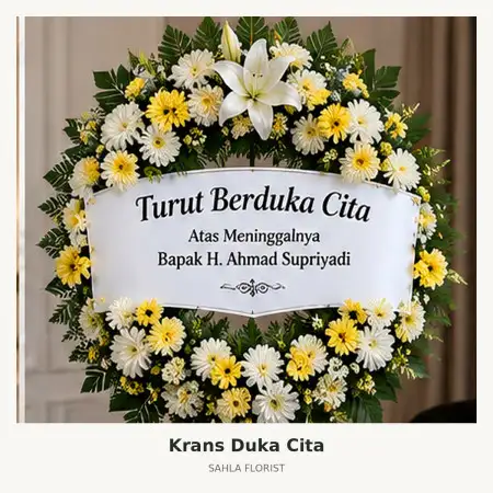 Krans Bunga Duka Madiun Kota